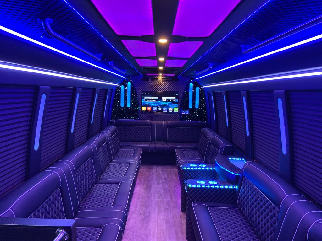 party bus interior